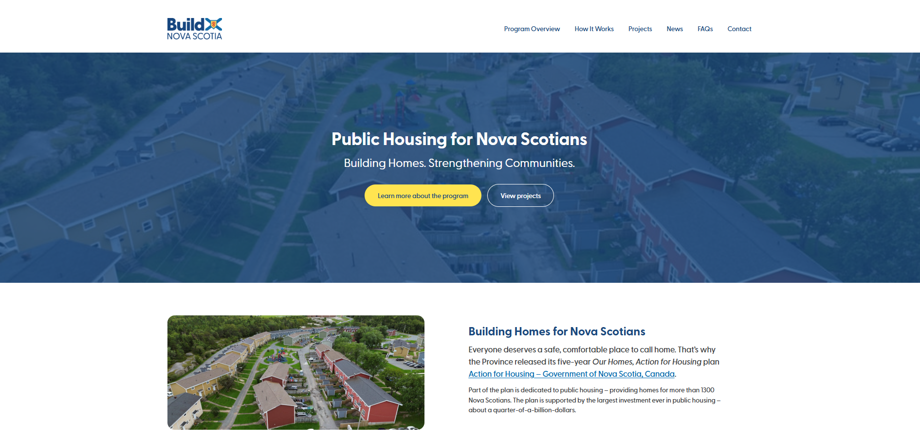 Public Housing Website Launches