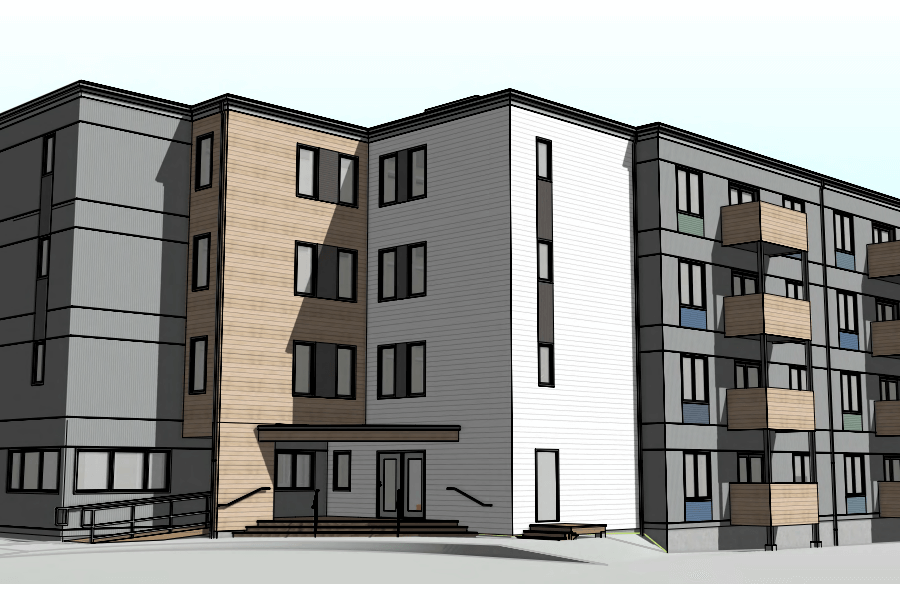 Architectural rendering only; subject to change. Rendering courtesy of DORA Construction and PDS.
